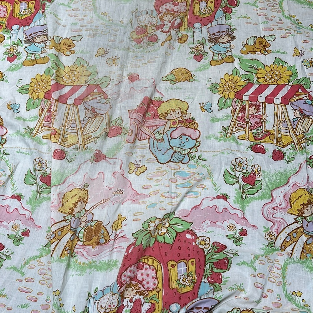 Strawberry Shortcake fitted sheet twin